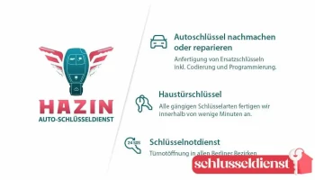 Hazin Schlüsseldienst Autoschlüssel Türöffnung - 13347 Berlin