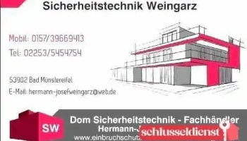 Sicherheitstechnik-Weingarz 53902 Bad Münstereifel Einbruchschutz Fachhändler Dom / Telenot/ Abus - Engertsweg14