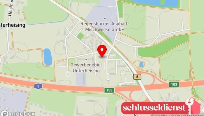 Karte von A. Gröschl Metallverarbeitung GmbH Metallverarbeitungsunternehmen in Barbing