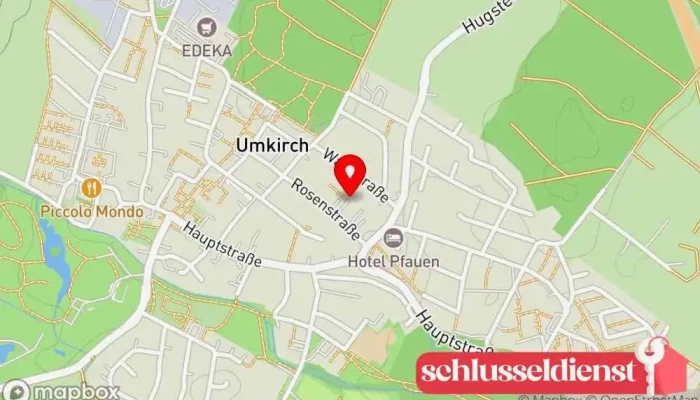 Karte von A. Haas GmbH Metallwerkstatt, Sanitärinstallateur in Umkirch
