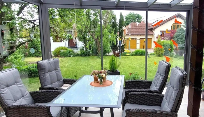 Abe Alu -  System Bau Gmbh   Wintergarten Terrassendach Balkonverglasung Carport Glasschiebewand Metallbau Schlosserei Jetzt Geoffnet - Haiterbach