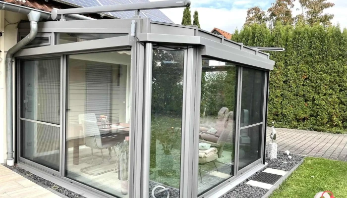 Abe Alu -  System Bau Gmbh   Wintergarten Terrassendach Balkonverglasung Carport Glasschiebewand Metallbau Schlosserei Vom Inhaber - Haiterbach