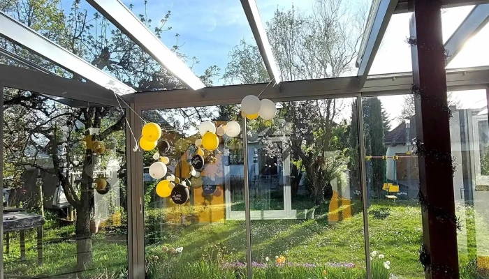 Abe Alu -  System Bau Gmbh   Wintergarten Terrassendach Balkonverglasung Carport Glasschiebewand Metallbau Schlosserei Zone - Haiterbach