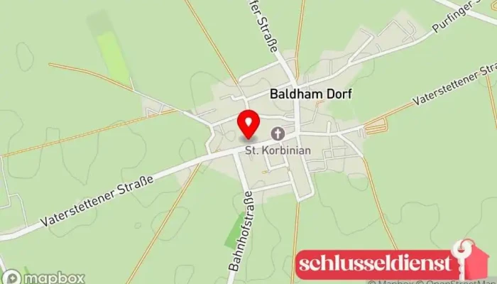 Karte von Ach Metallbau - Schlosserei GmbH Hersteller in Vaterstetten