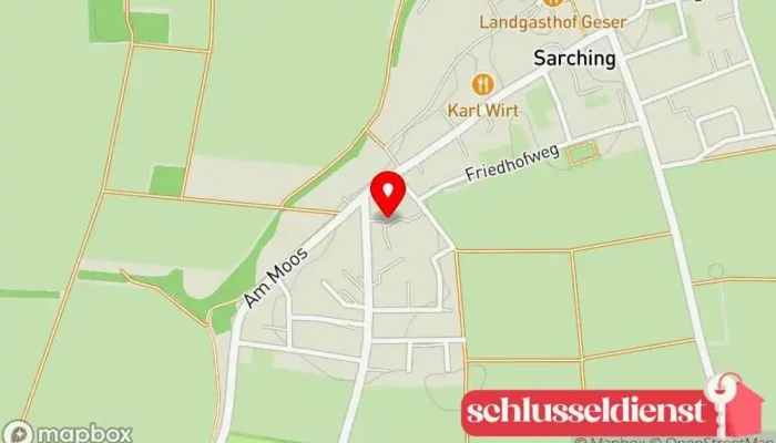 Karte von Achim Konietzny Metallverarbeitungsunternehmen in Barbing