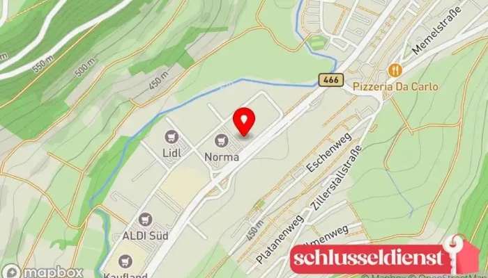Karte von Adolf Seessle Metallkonstruktionen GmbH Metallbauunternehmen, Stahlbauunternehmen in Geislingen an der Steige