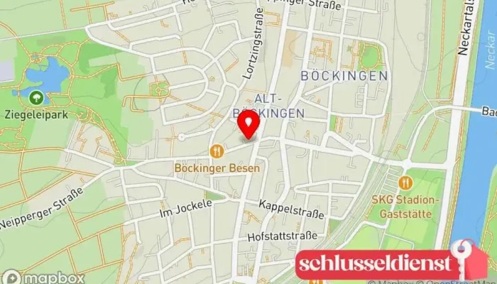 Karte von Akdeniz Hans. Metallwerkstatt, Metallbauunternehmen in Heilbronn