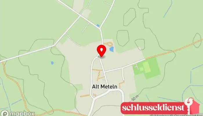 Karte von Alt Meteln  in Alt Meteln