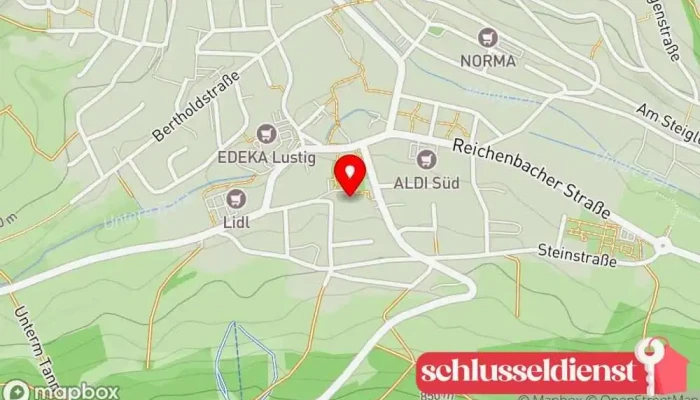 Karte von Altenzentrum St. Ulrich Altenpflege, Pflegeheim, Seniorenheim, Seniorenzentrum in Wehingen