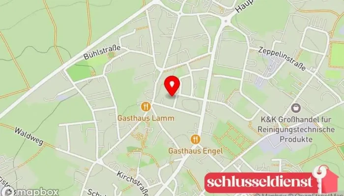 Karte von ALUTEC Metallbau GmbH Metallbauunternehmen, Aluminiumanbieter, Aluminiumfenster, Markisenanbieter, Türfachhandel, Glas-Reparaturservice, Wintergartenbauer, Fensteranbieter in Pfalzgrafenweiler