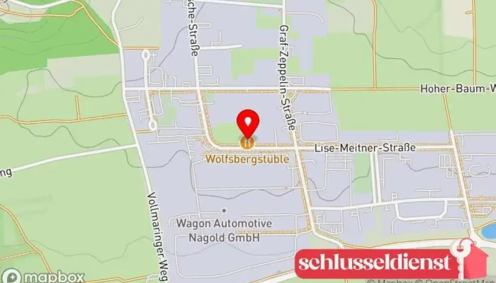 Karte von Ambacher & Schramm Metallbau GmbH Metallbauunternehmen in Nagold
