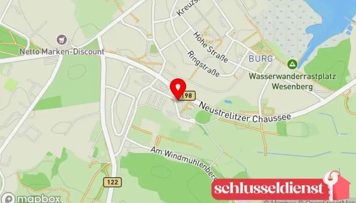 Karte von Andreas Resch Metallwerkstatt in Wesenberg