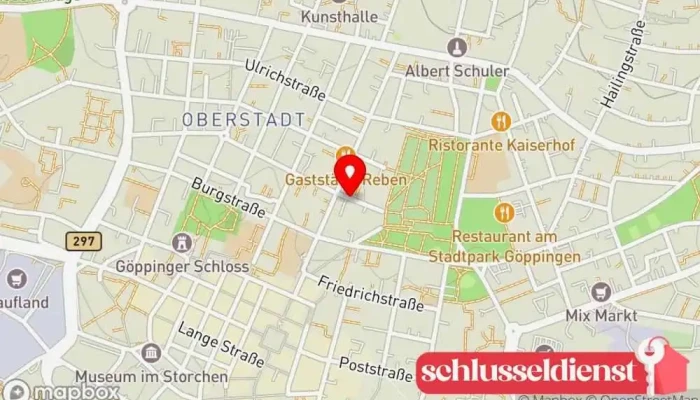 Karte von Atelier alte Schlosserei Kunstatelier in Göppingen