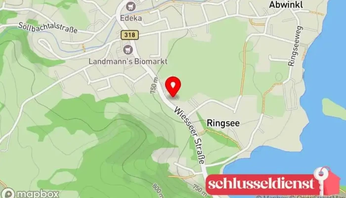 Karte von Autohaus Schlosser GmbH Autohändler in Bad Wiessee