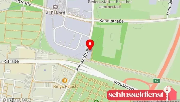 Karte von Autohaus Schlosser Autohändler in Salzgitter