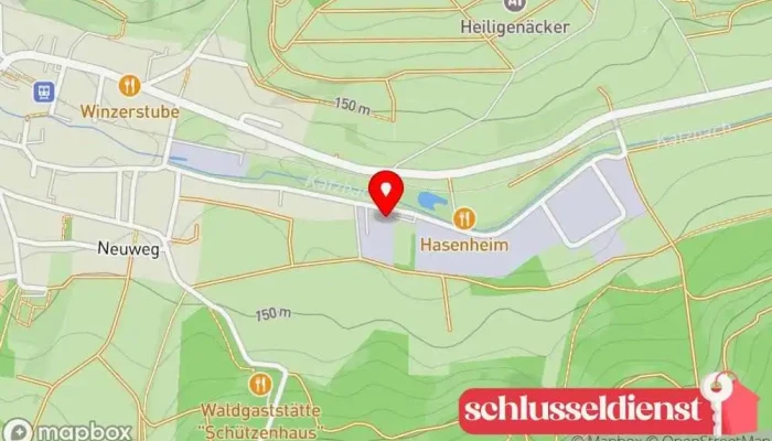 Karte von B. Dutzi Stahl- und Metallbau GmbH Metallbauunternehmen, Garagentoranbieter, Metallwerkstatt in Ubstadt-Weiher