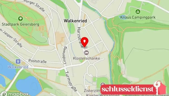 Karte von Bäckerei Kopp GmbH Walkenried Bäckerei in Walkenried
