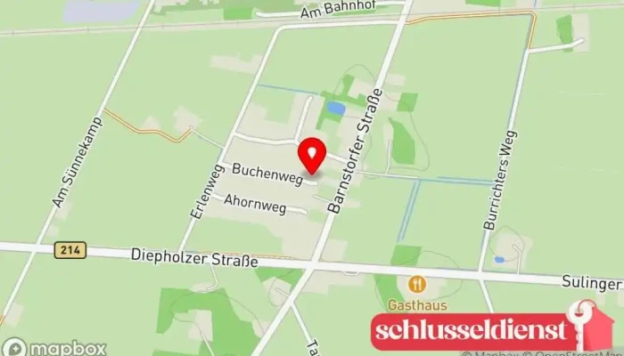 Karte von Barver  in Barver