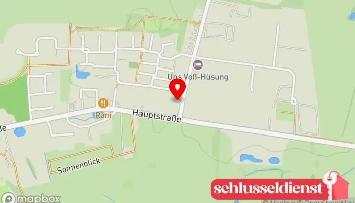 Karte von Bau-Metall GmbH Rostock Metallbauunternehmen, Metallverarbeitungsunternehmen, Metallhandlung, Metallwerkstatt, Druckerei, Stahlbauunternehmen in Admannshagen-Bargeshagen
