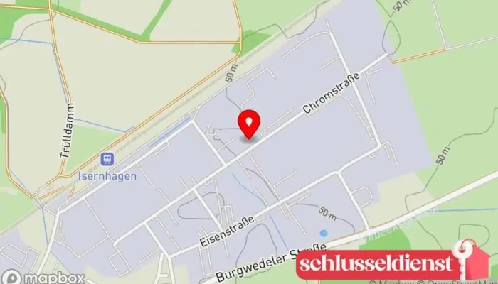 Karte von Bauprofil Koch GmbH Metallbauunternehmen in Isernhagen