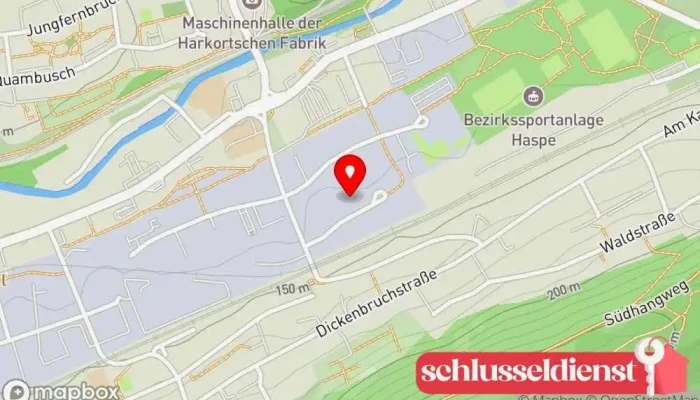 Karte von Beck & Sohn GmbH Metallbau Metallbauunternehmen in Hagen