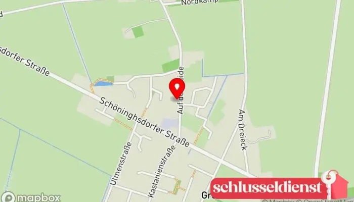 Karte von Bernh. Gebken Schlosserei Metallwerkstatt in Meppen