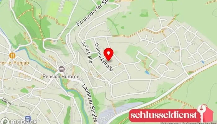 Karte von Bernhard Bleicher Fliesenverlegung Fliesenleger in Beratzhausen