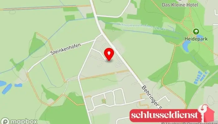 Karte von Bettac Stahl- und Metallbau Metallbauunternehmen, Stahlbauunternehmen in Bispingen