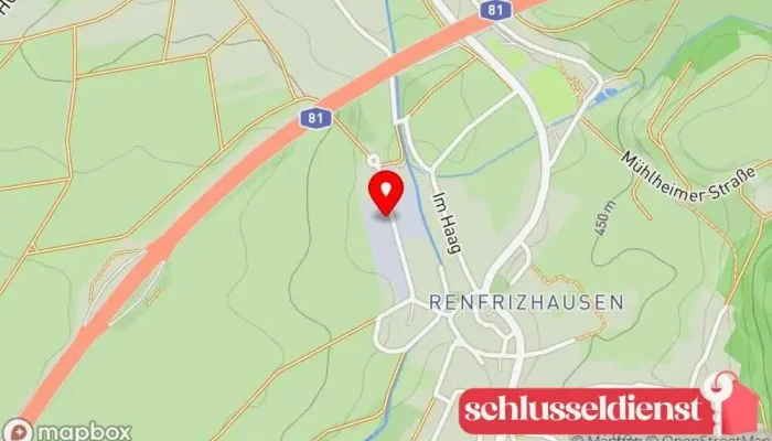 Karte von B+G Metall GmbH & Co. KG Metallverarbeitungsunternehmen, Metallbauunternehmen in Sulz am Neckar