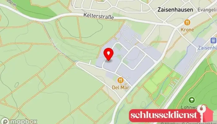 Karte von Blech and More GmbH Metallverarbeitungsunternehmen, Anbieter für die Metallindustrie, Metallwarenhersteller, Pulverlackbeschichtungsdienst, Blechanbieter in Zaisenhausen