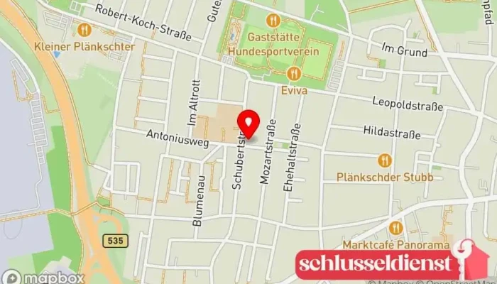 Karte von Blitz Metallbauunternehmen, Metallwerkstatt in Plankstadt
