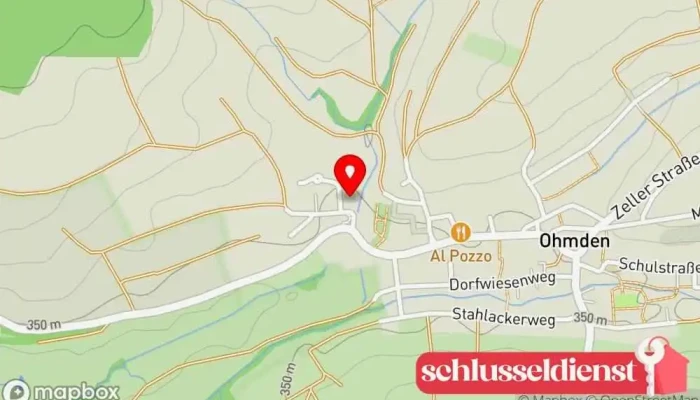 Karte von Boffenmayer Torservice Garagentoranbieter in Ohmden