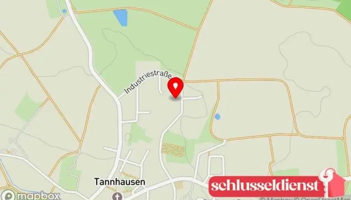 Karte von Brenner Haustechnik GmbH Sanitärinstallateur in Tannhausen