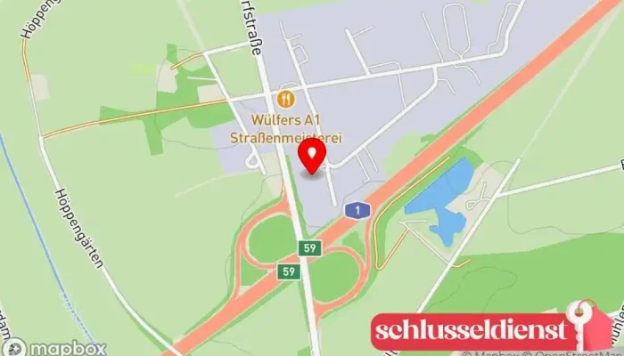 Karte von Brock GmbH & Co.KG Metallbauunternehmen, Wintergartenbauer, Fensteranbieter in Groß Ippener