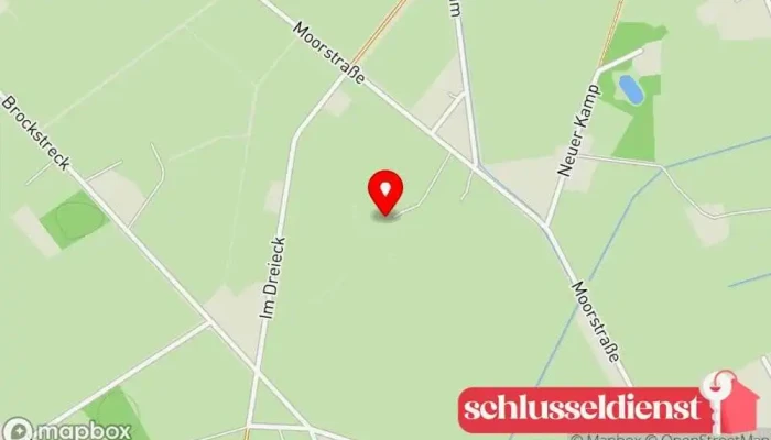 Karte von Brokering Metallbau & Design Metallbauunternehmen, Landwirtschaftsbetrieb in Drebber