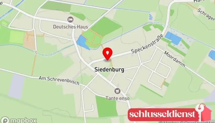 Karte von Brümmer Bestattungen Bestatter in Siedenburg