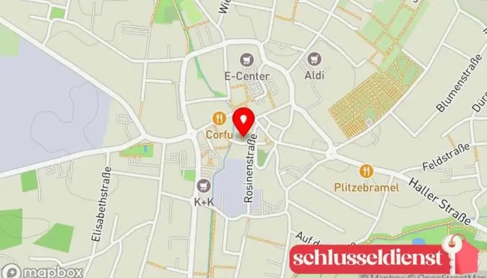 Karte von Brune-Schlingmann und Conrad Raumausstatter in Dissen am Teutoburger Wald