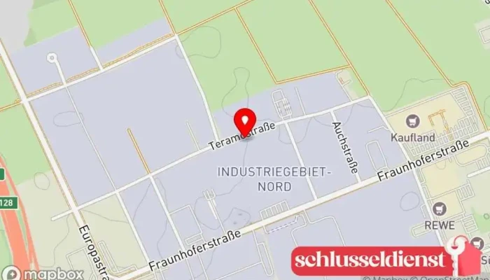 Karte von Buchmann Metalltechnik GmbH & Co. KG Stahlbauunternehmen in Memmingen