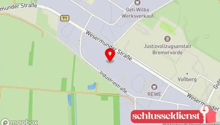 Karte von Buck Stalleinrichtungen GmbH & Co. KG | Bremervörde Metallverarbeitungsunternehmen, Metallbauer in Bremervörde