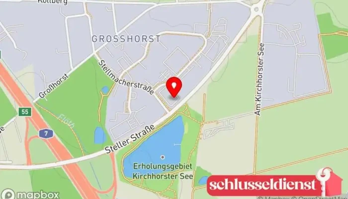 Karte von Burckhardt GmbH - Alles rund ums Haus Fensteranbieter, Zeltverleih, Gardinengeschäft in Isernhagen