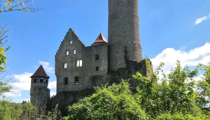 Burg Hornberg Burgbesichtigung -  Historische Sehenswurdigkeit - Neckarzimmern