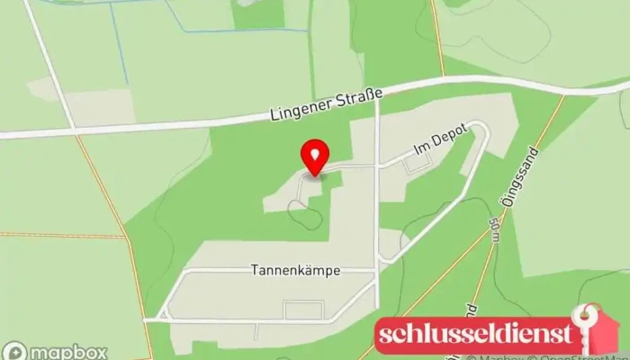 Karte von Buschmeyer Metallbau Metallbauunternehmen in Lengerich