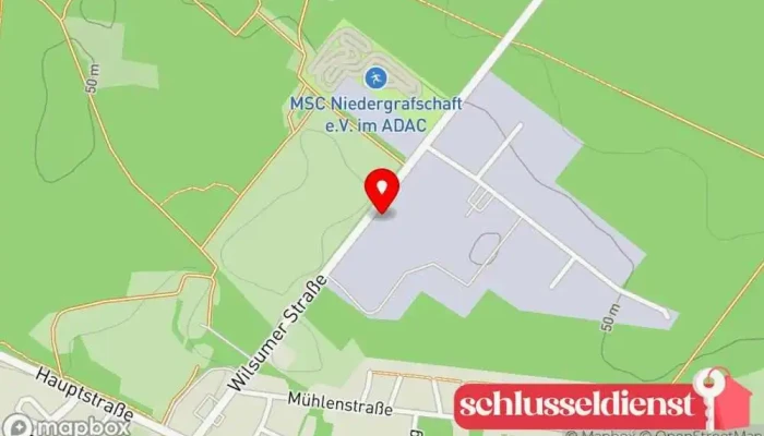 Karte von Büter+Jeurink GmbH Bautischlerei, Möbeltischler, Auftragnehmer für den Innenausbau in Itterbeck