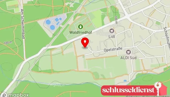 Karte von Christian Freudenberg Schlosserei Metallbauunternehmen in Mörfelden-Walldorf