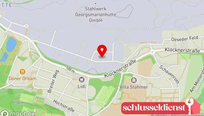 Karte von Christian Gold, Metallbauunternehmen in Georgsmarienhütte