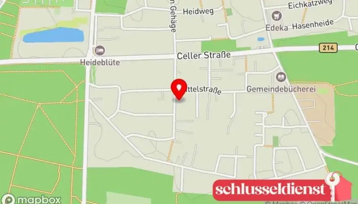 Karte von CONCEPT Sicherheitstechnik Anbieter von Sicherheitssystemen in Hambühren