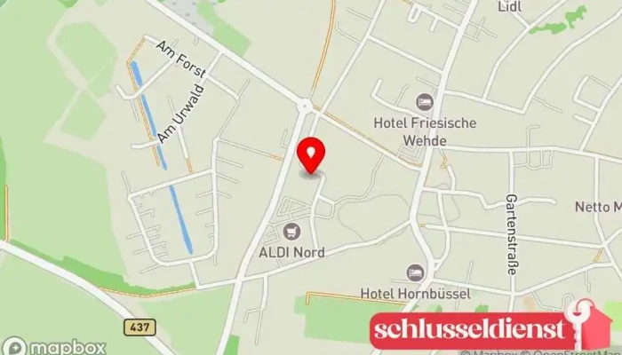 Karte von Cziep Metallbau GmbH Metallbauunternehmen in Bockhorn