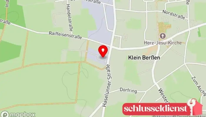Karte von D. Lankhorst & Co. GmbH Landmaschinenhändler in Klein Berßen