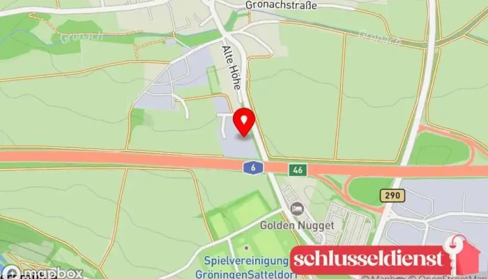 Karte von Dahlke Metallbau GmbH Metallbauunternehmen in Satteldorf