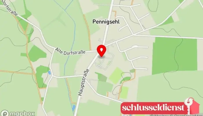 Karte von Deterding Fachmarkt Pennigsehl Rasenmäher-Fachhandel, Fahrradwerkstatt, Landmaschinen-Reparaturdienst, Gartenmöbelgeschäft, Fachgeschäft für Grillgeräte, Schlüsselduplikationsdienst, Rasenmäher-Reparaturdienst, Anbieter von Schrauben, Stahlbauunternehmen, Werkzeuggeschäft in Pennigsehl